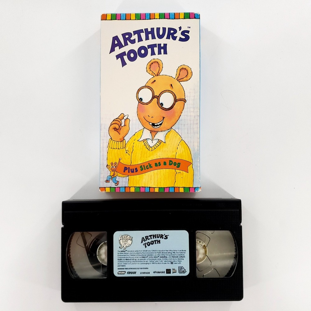 Arthur's Tooth Plus Sick As A Dog (VHS, 1998) - Picture 1 of 12